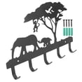 thumbnail image 4 of 1pc Animal Shape Hook Creative Coat Hat Hook Clothing Hangers Decorative Hook, 4 of 8