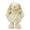Light Brown, variant on Floral Dress Rabbit Plush 12 inch Soft Stuffed Bunny Doll Cute Cuddle Companion for Girls Home Decoration Birthday Holiday Gift Brown