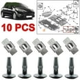 thumbnail image 2 of Acaigel 10Pcs Car Engine Undertray Cover Clips Bottom Shield Guard Metal Screws Bolts Fastener For Peugeot 206 207 407 Citroen C2 C5, 2 of 5