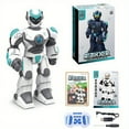 thumbnail image 1 of K8 Large Intelligent Robot Toy: 2.4G Remote Control, Voice Dialogue, DIY, 1 of 5