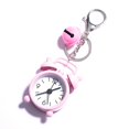 thumbnail image 1 of Mini Alarm Clock Keychain Pendant Creative Car Decoration Bag Charm Couple Keychain Pink, 1 of 5
