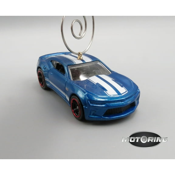 2016 '16 Camaro SS Blue Car Rare Christmas Tree Ornament Diecast