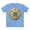 Carolina Blue, variant on Medallion Shirt, Shirt with Medallion, Tee Shirt with Medal
