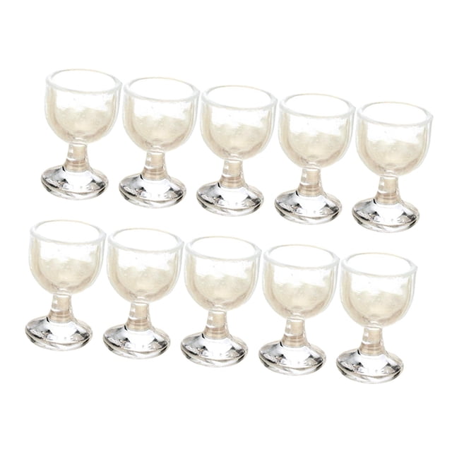 10 piezas, copas de casa de muñecas a escala 1/12, Mini accesorio para bebidas para casa, tazas de bebidas para juegos de simulación, bares,