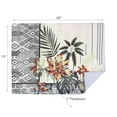 thumbnail image 2 of Microfibre Drying Mat Tropical Chic - Ensemble De 2, 2 of 3