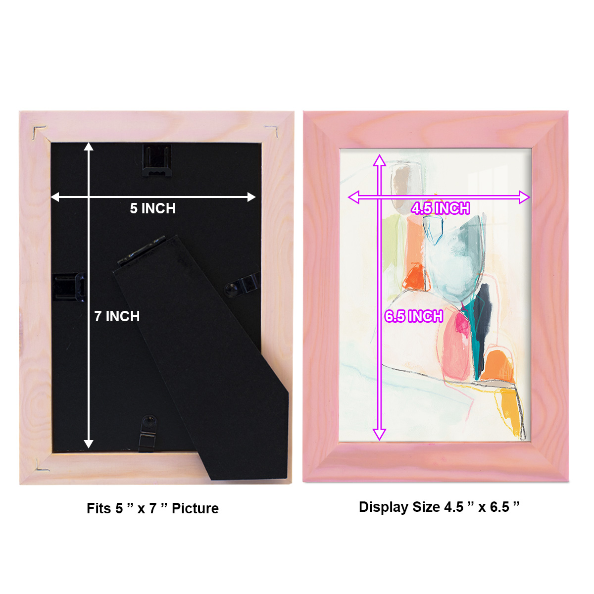 Factotum I -Framed Print w/glass-Sunset Pink