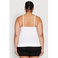 thumbnail image 5 of Womens Plus Size Seamless Ribbed V Neck Cami, 5 of 6