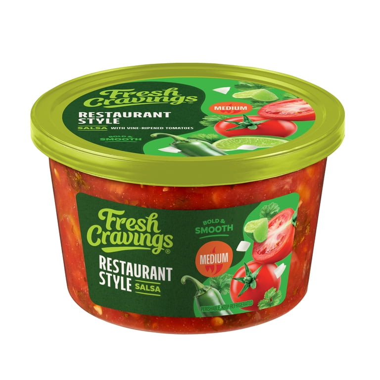 Fresh Cravings Restaurant Style Medium Salsa, 16 oz., Recyclable