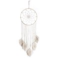 thumbnail image 1 of Coofit Suspension Murale à Franges Motif Floral Mode Macramé Tissé Décoration Murale Bohème, 1 of 10