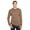 ARMY BROWN, variant on Hanes Adult Workwear Long-Sleeve Pocket T-Shirt - W120