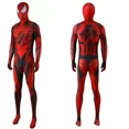 thumbnail image 3 of Disfraz de superhéroe de araña escarlata para Halloween, traje completo de Spiderman, mono Zentai segundo, 3 of 5