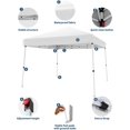 thumbnail image 3 of Carpa Desplegable 10x10 Pies – Toldo 8x8 Pies – Refugio Portátil – Incluye Bolsa de Transporte – Patio, Jardín, Playa y Campamento, 3 of 6