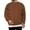 Brown, variant on GENTS BLISS Crew Neck Men Sweatshirts Fleece Long Sleeve Shirts for Men Casual Pullover Sweatshirts for Men