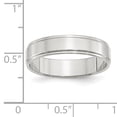 thumbnail image 3 of SS 5mm Flat with Step Edge Size 4.5 Band, 3 of 3