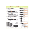 thumbnail image 3 of Utensilios De Cocina Silicona Juego De Cuchillo 19 Set Negro, 3 of 3