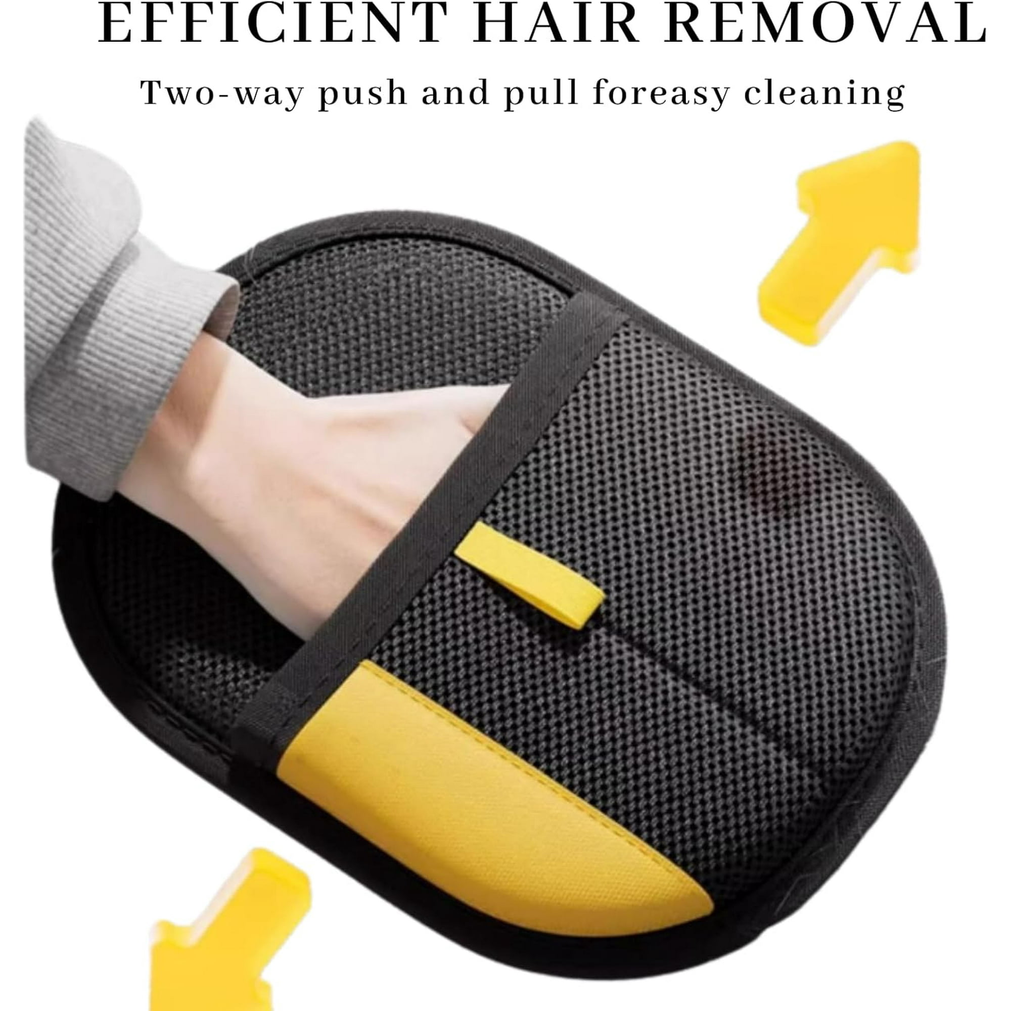 Magic Brush Pet Hair, Newly Upgraded Reusable Electrostatic Pet Hair Remover Glove, Pet Hair Removal Glove for Dogs & Cats, Clothing, Couch, Carpet, Car Seat (1 Pcs)