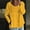 Yellow, variant on Outfmvch Boho Tops for Women Bohemian Tees 3/4 Sleeve Tunic Top Linen Shirts for Women Tunic Top Flowy Embroidered Blouse Loose Fit Causal Blouses Long Sleeve Floral Round Neck Lightweight Blue L