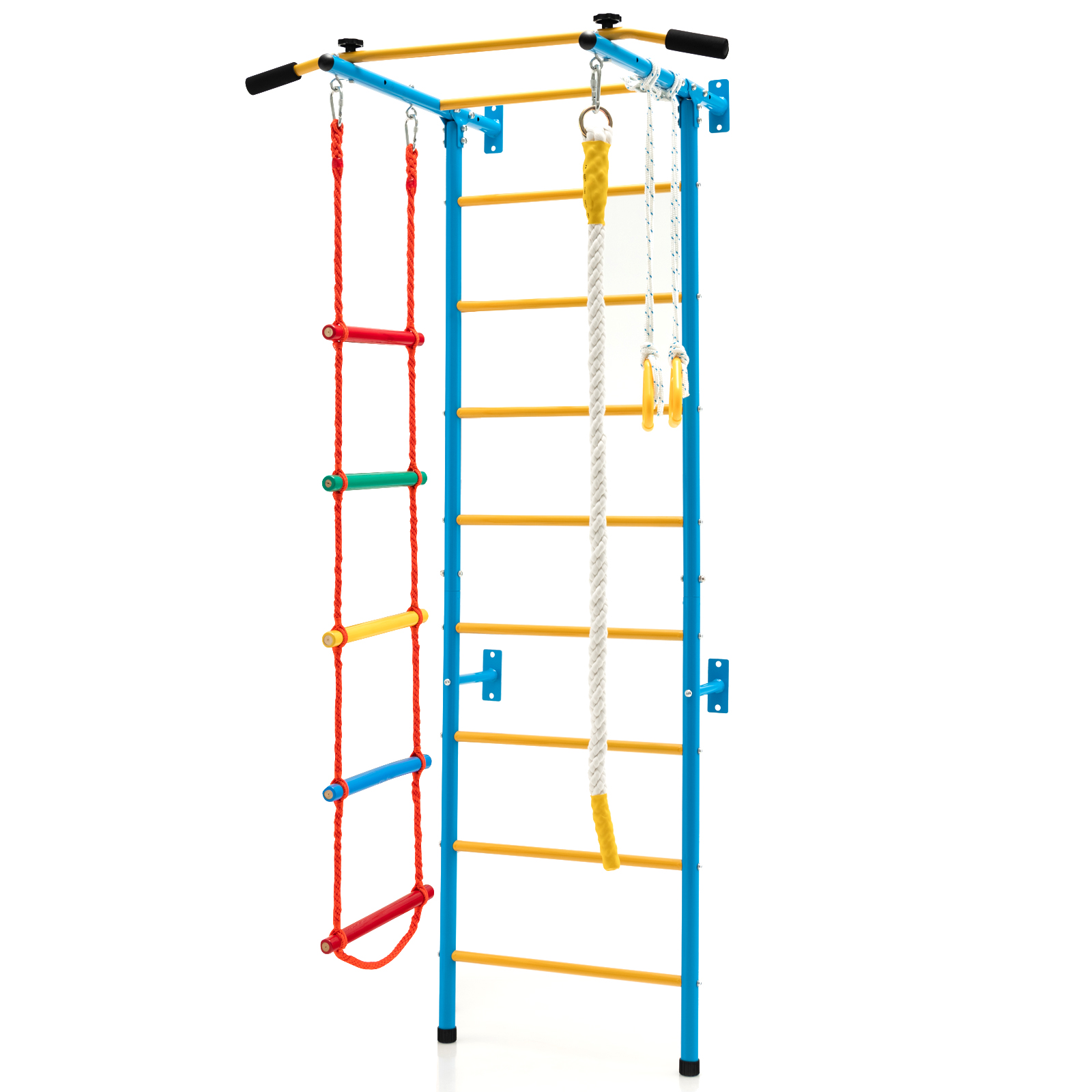 Infans 5 in 1 Kids Indoor Gym Playground Swedish Wall Ladder Children