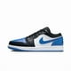 thumbnail image 3 of N I-K-E A i r-Jor-dan 1 AJ1 Low White Black Blue Shoes Men's Sneakers 553558-140, 3 of 6