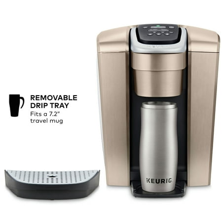 Keurig - K-Elite Single-Serve K-Cup Pod Coffee Maker - Brushed Gold