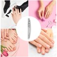 thumbnail image 6 of Unique Bargains Half-moon Sponge Nail Files 5 Pcs Gray, 6 of 6