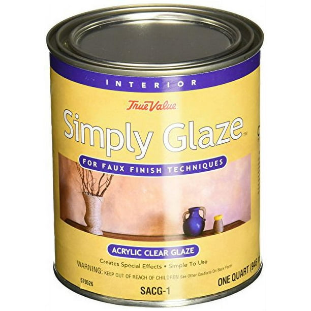 True Value SACG1QT Simply Glaze Acrylic Clear Glaze for Faux Finishing