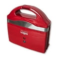 thumbnail image 2 of Salton Essentials - Gril à Sandwich Compact avec Surface de Cuisson Antiadhésive, Rouge, 2 of 7