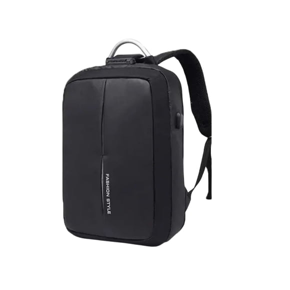 Mochila Backpack Antirrobo Impermeable C/ Candado Puerto Usb Negro