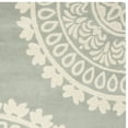 thumbnail image 6 of SAFAVIEH Bella Parker Geometric Wool Area Rug, Grey/Ivory, 2'6" x 4', 6 of 7