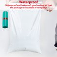 thumbnail image 3 of Matsuzay Bolsa de plástico Verde Espesar Bolsas de embalaje impermeables Resistencia de carga Bolsa de envío Suministros Libros Sudaderas con Almacenamiento y organización del hogar 17*30, 3 of 6