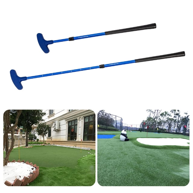 Putter de golf ajustable de 2 vías plegable para diestros y zurdos/viaje portátil Azul Sharpla Putters de golf