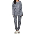 thumbnail image 1 of Joyshaper Womens Cotton Pajama Set Long Sleeve Tops Jogger Pants with Pockets Loungewear Sets(Gray Stars-S), 1 of 7