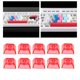 thumbnail image 4 of Teclas transparentes PBT grueso perfke 10x 1U para interruptores, 4 of 5