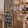 thumbnail image 2 of Independence Day Table Runner 120 Inches Long,American Flag Vintage Pentagram Cotton Linen Table Runners Dresser Scarves,Decorative Tabletop Scarf Furniture Cover for Home Dinner Party 13"x120", 2 of 8