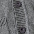 thumbnail image 7 of Afdoent Boys Cardigan Sweater Classic Button Front Cardigan Sweater with Pockets Comfortable Knit Open Front Coat for Kids 10-11Years, 7 of 7