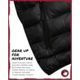 thumbnail image 7 of CANADA WEATHER GEAR Men's Puffer Jacket - Lightweight Nylon Packable Winter Coat for Men (M-XXL), 7 of 7