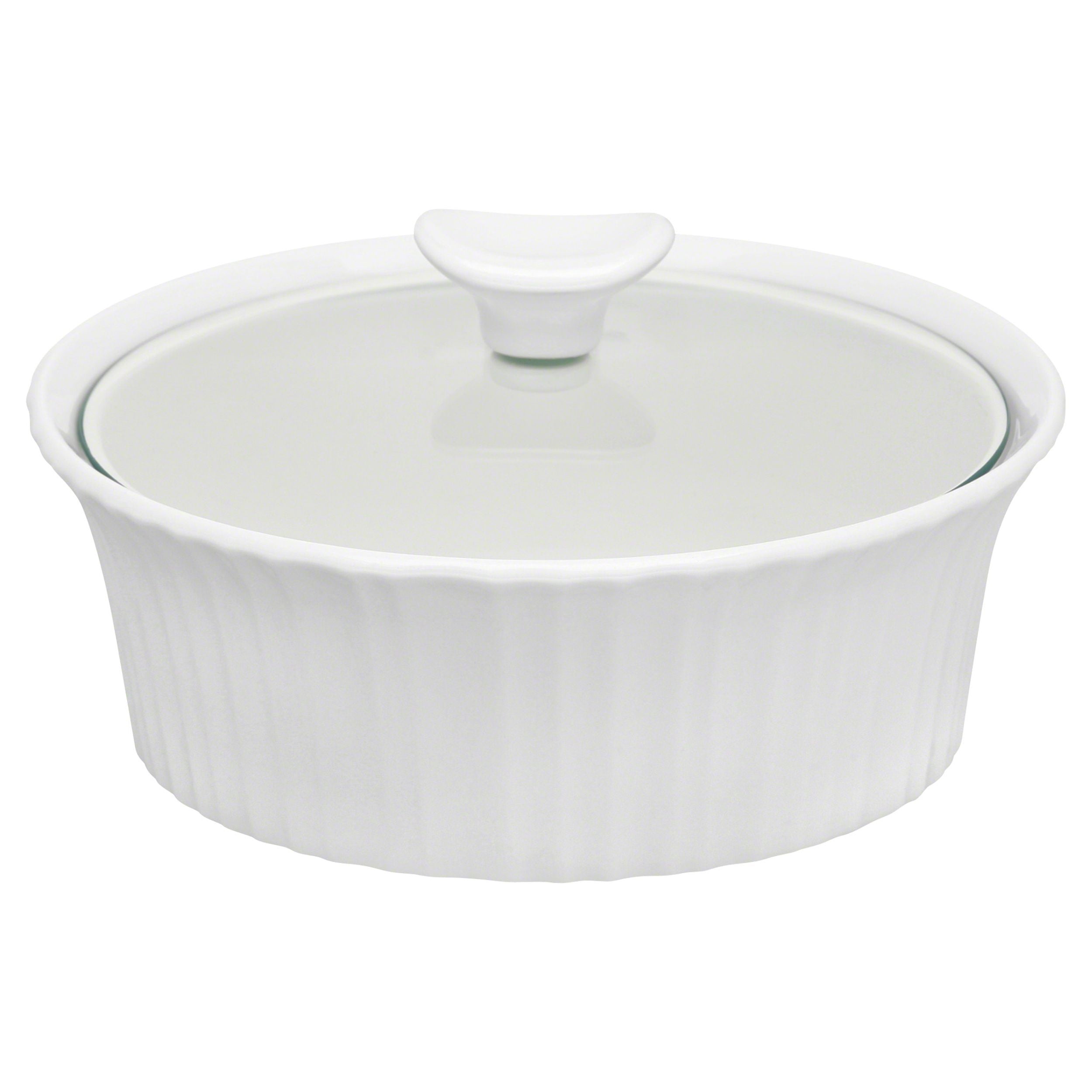 Corningware French White 1 5 quart Round Casserole Dish With Lid corningware-french-white-1-5-quart-round-casserole-dish-with-lid