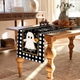 thumbnail image 7 of kjfeif Pumpkins Black Cat Spooky Hall-oween Table Runner, Moon Kitchen Dining Table Decoration for Home Party Decor, 7 of 7