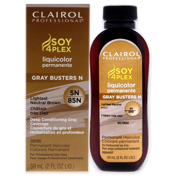 Clairol Liquicolor Coloration Permanente Professionnelle - 85N Brun Neutre Très Clair pour Unisexe - 2 oz Coloration