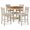 Brown, variant on Pemberly Row 5-Piece Transitional Wood Counter Set in Cherry