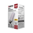 thumbnail image 4 of Satco 6.5 Watt T6 LED - Frost Finish - E11 Base - 3000K - 120 Volt, 4 of 8