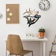 thumbnail image 4 of Elk Deer Metal Wall Decor Hanging Wall Art Metal Animal Escultura Para Decoración Interior Vogacara HA035633-00, 4 of 6