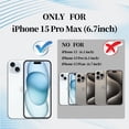 thumbnail image 4 of Funda magnética ankofave para iPhone 15 Pro Max Champagne, 4 of 7