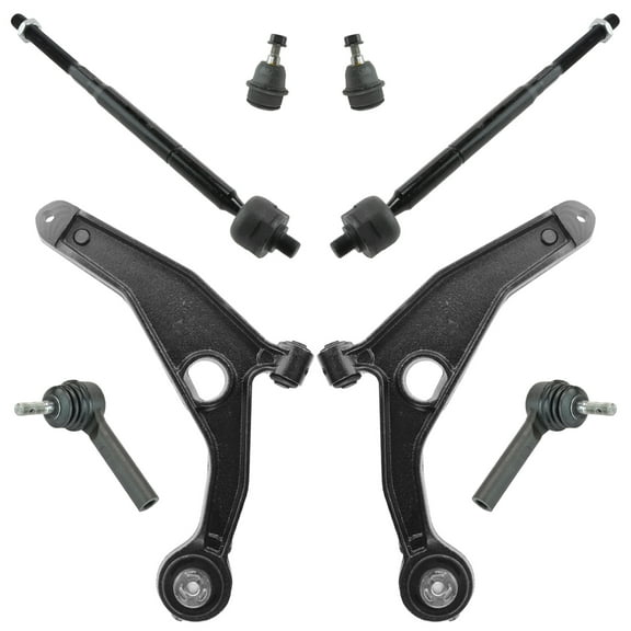 TRQ 8pc Kit Tie Rod Control Arm Ball Joint LH RH Sides for Avenger Sebring 200 PSA59341 Fits select: 2011-2014 CHRYSLER 200, 2008-2014 DODGE AVENGER