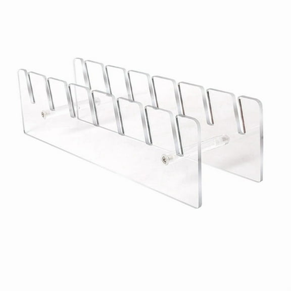 Hat Stand for Baseball Caps Acrylic Hat Rack for 7 Baseball Caps Hat Storage Display for Bedroom Dresser Transparent