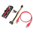 thumbnail image 2 of Kuymtek VER009S PCI Express Riser PCIe 1X a 16X Extender SATA Tarjeta adaptadora para GPU, 2 of 5
