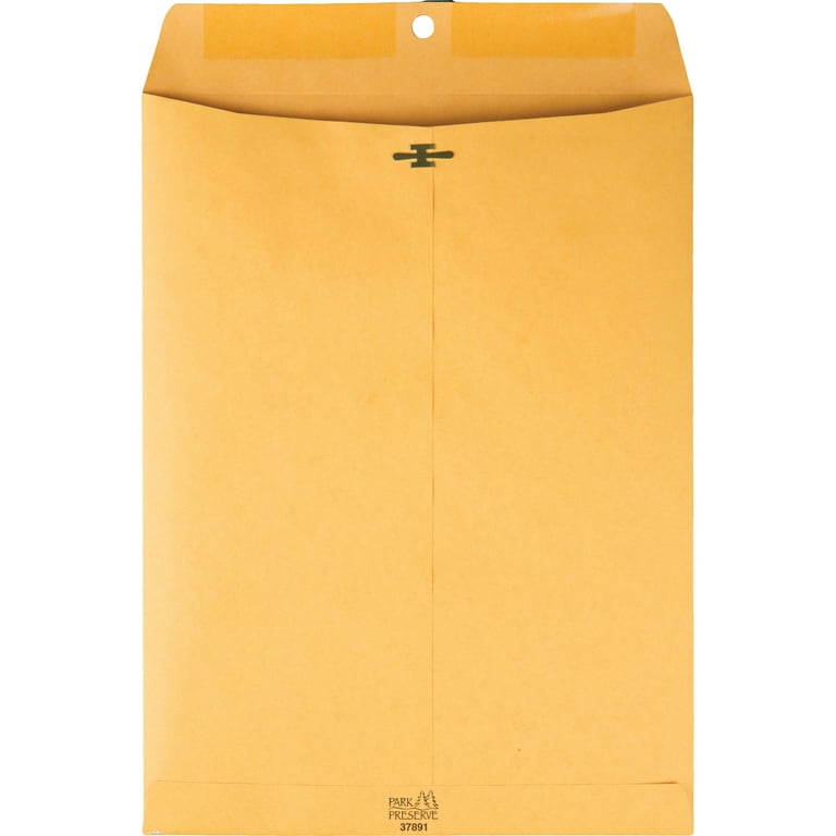 Quality Park 9 x 12 High Bulk Clasp Envelopes with Deeply Gummed Flaps - Clasp - 9 Quality Park 9 x 12 High Bulk Clasp Envelopes with Deeply Gummed Flaps - Clasp - 9