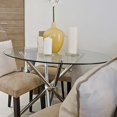 thumbnail image 3 of 26" Inch Round Glass Table Top 3/8" Thick Pencil Polish Edge Tempered by Fab Glass and Mirror, 3 of 5