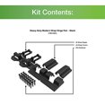 thumbnail image 2 of Barrette Outdoor Living Kit Moderne 73014301 Noir (2 Pack) Charnière d'Emballage Robuste, 2 of 5