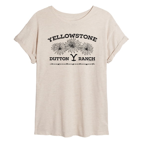 Yellowstone - Wildflowers - Juniors Ideal Flowy Muscle T-Shirt